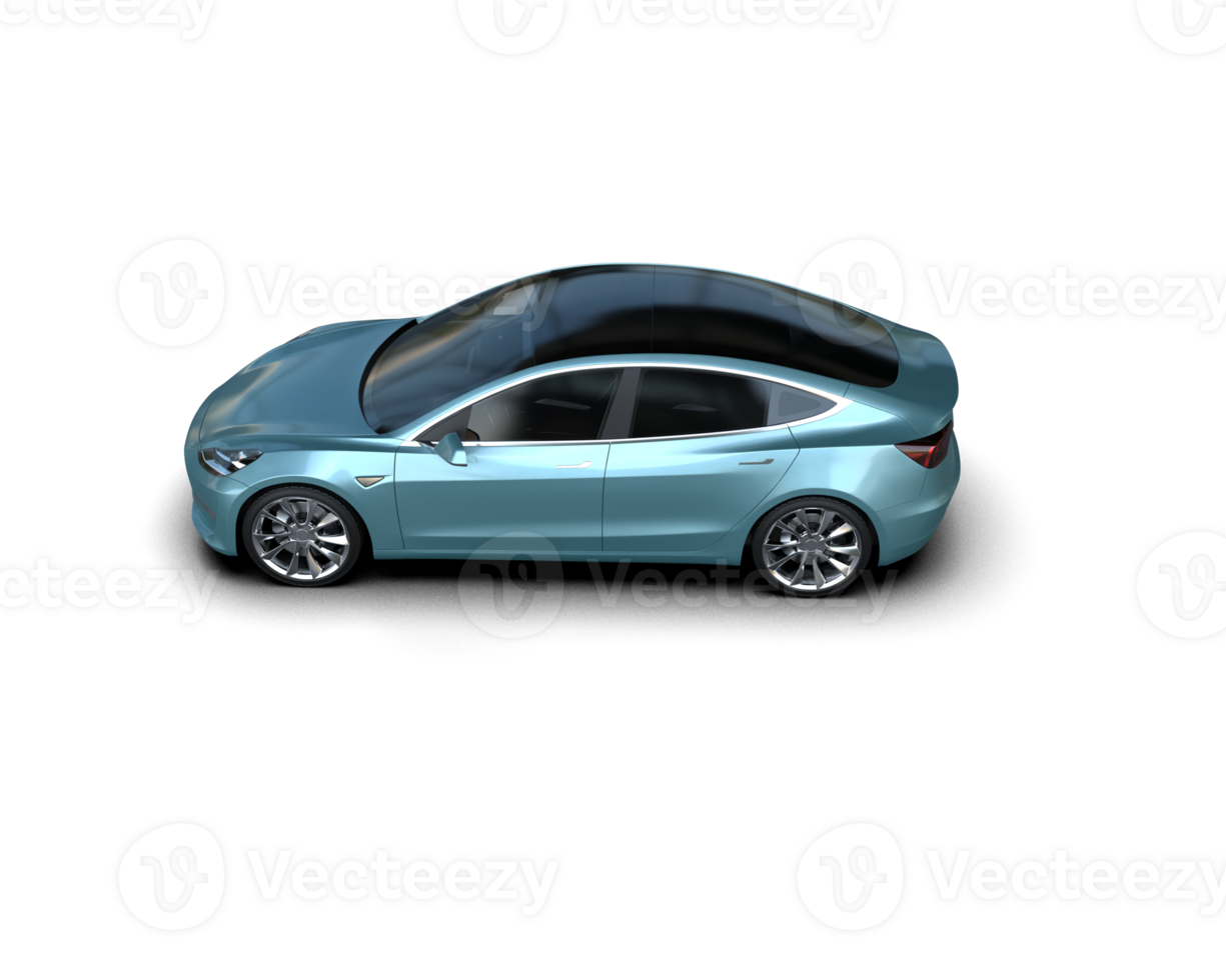 Modern car isolated on background. 3d rendering - illustration png