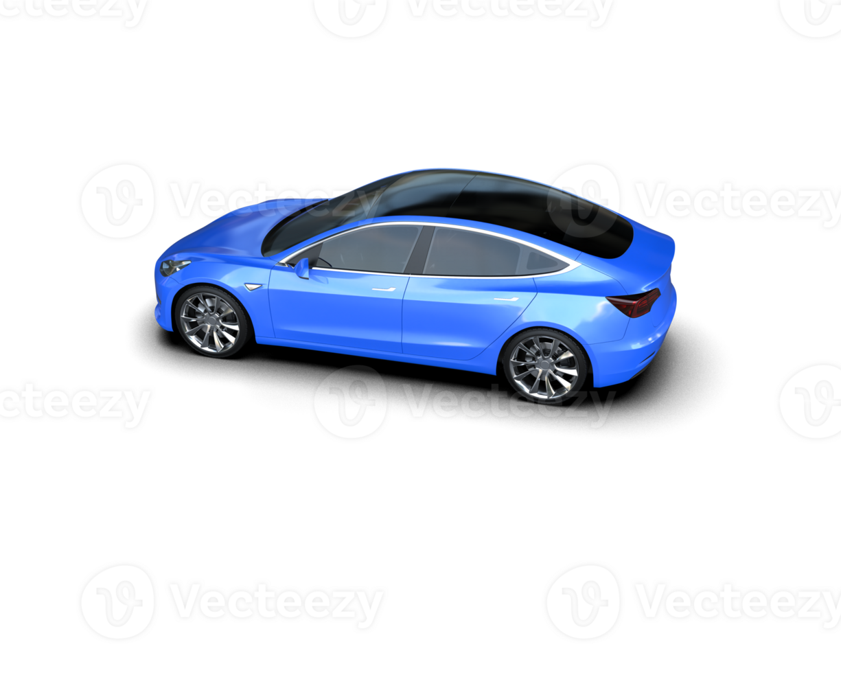 Modern car isolated on background. 3d rendering - illustration png