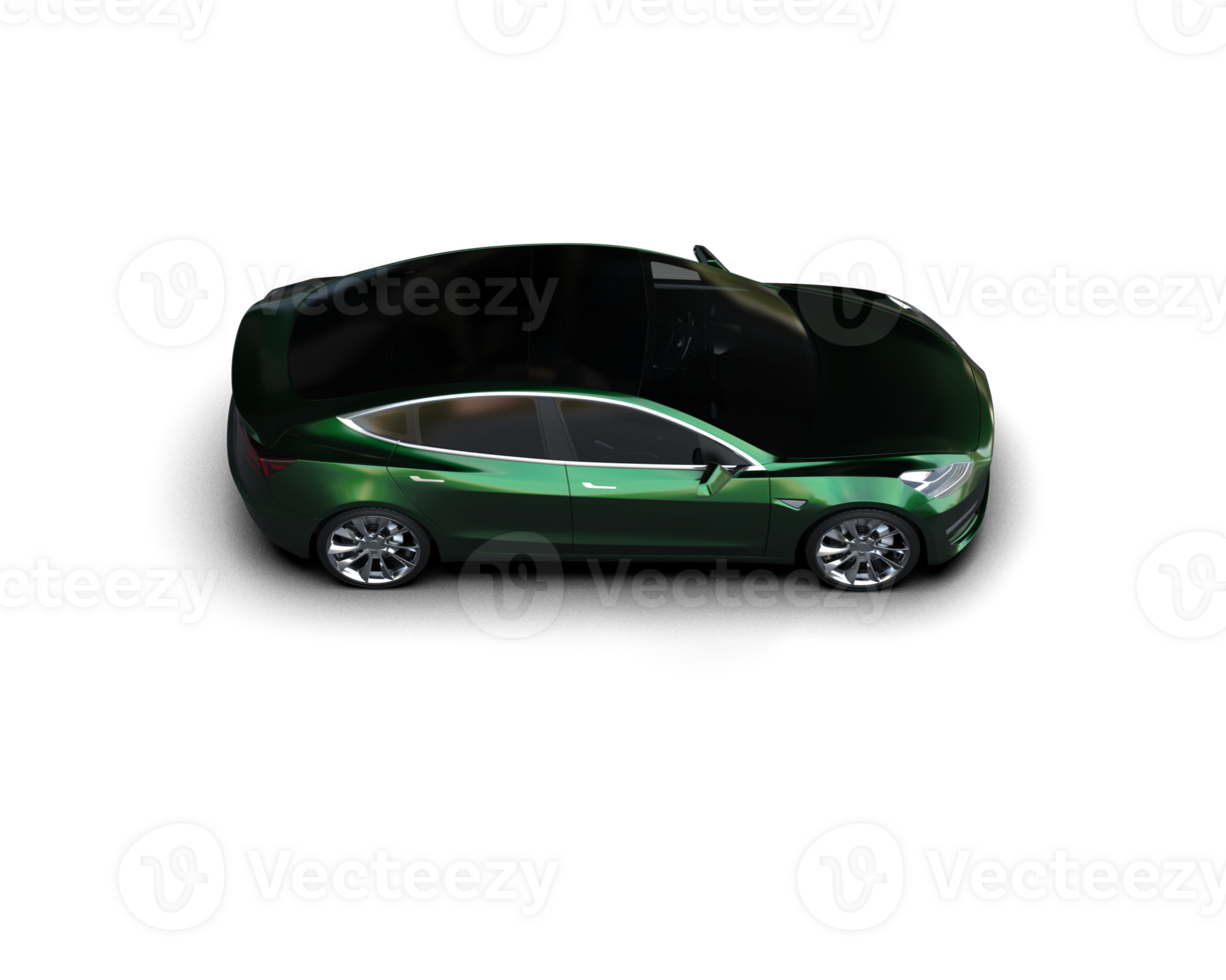Modern car isolated on background. 3d rendering - illustration png
