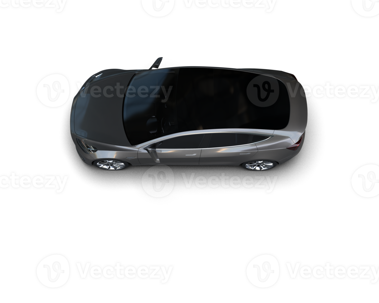 Modern car isolated on background. 3d rendering - illustration png