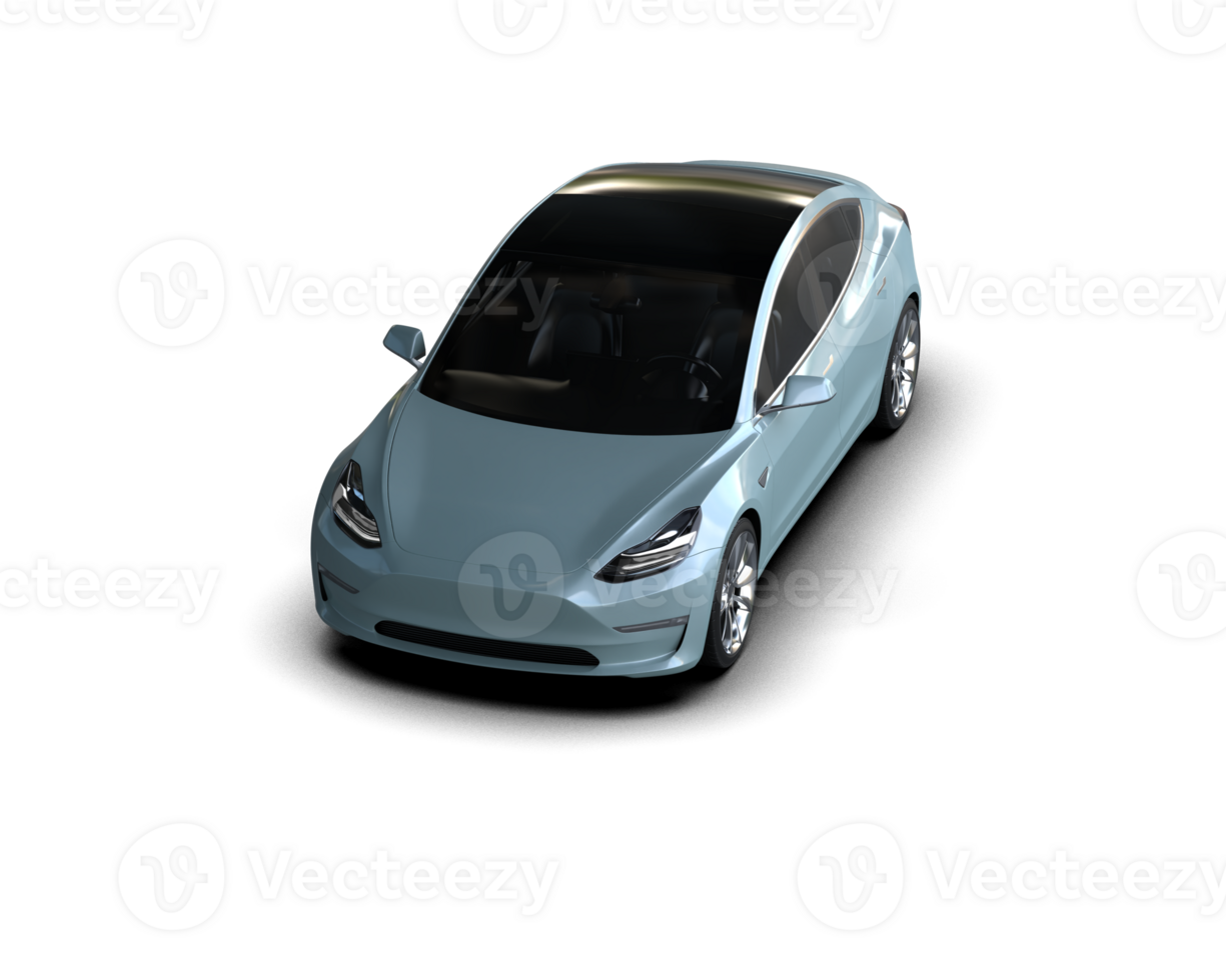 Modern car isolated on background. 3d rendering - illustration png