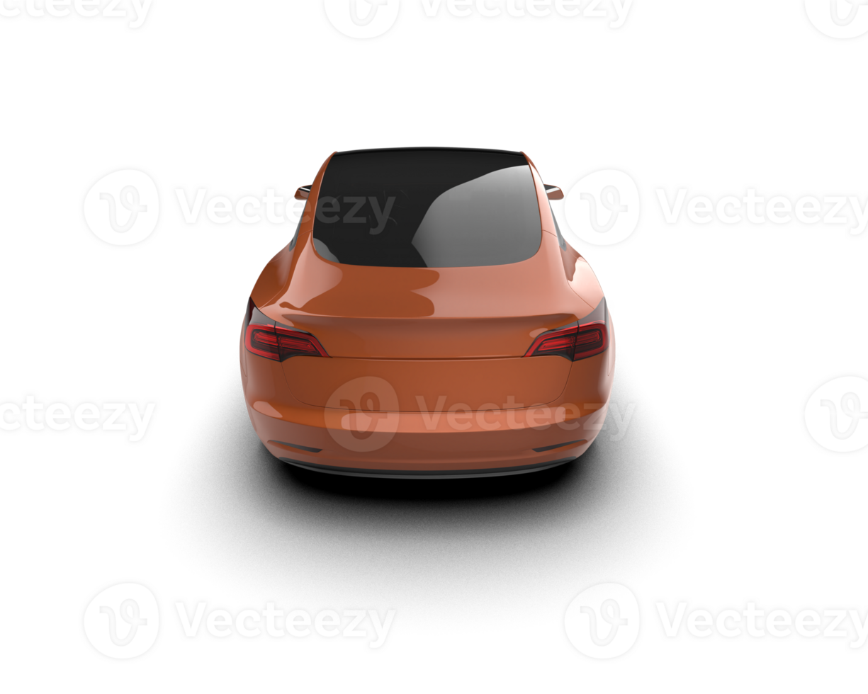 Modern car isolated on background. 3d rendering - illustration png