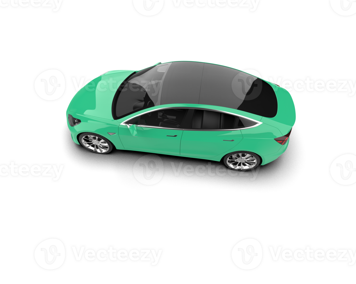 Modern car isolated on background. 3d rendering - illustration png