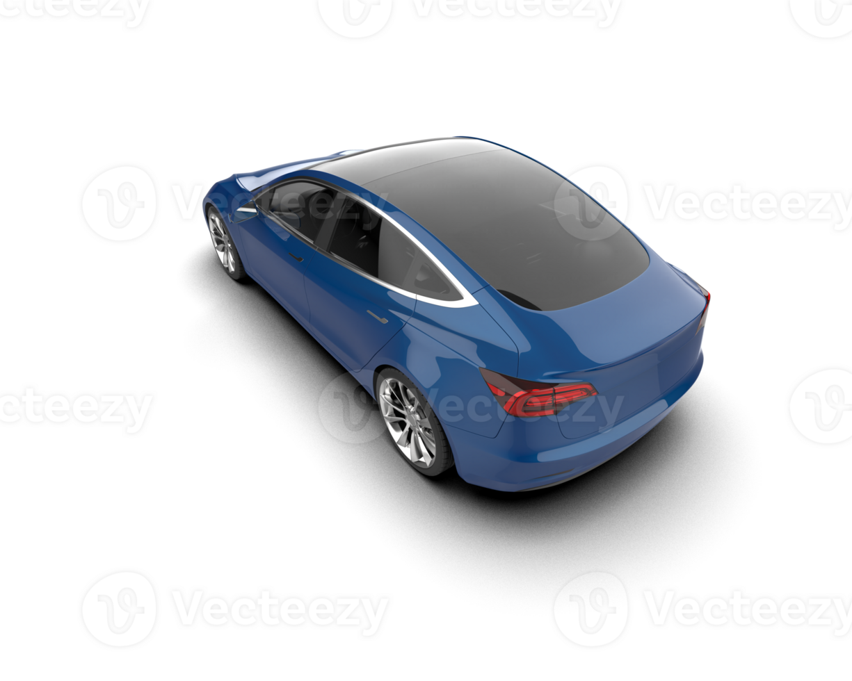 Modern car isolated on background. 3d rendering - illustration png