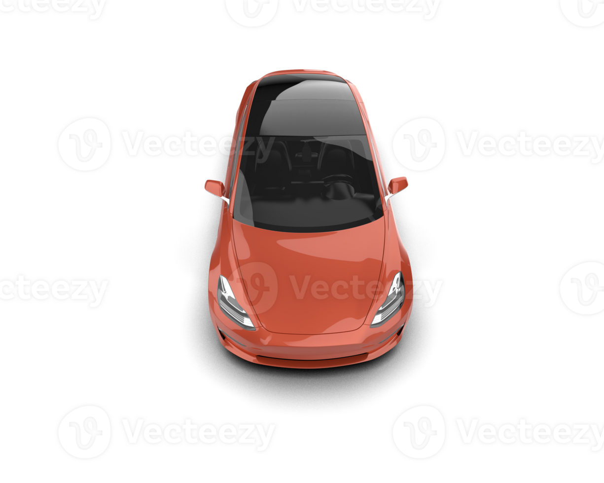 Modern car isolated on background. 3d rendering - illustration png