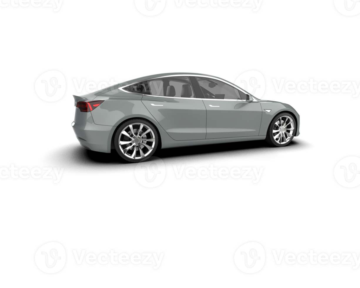 Modern car isolated on background. 3d rendering - illustration png