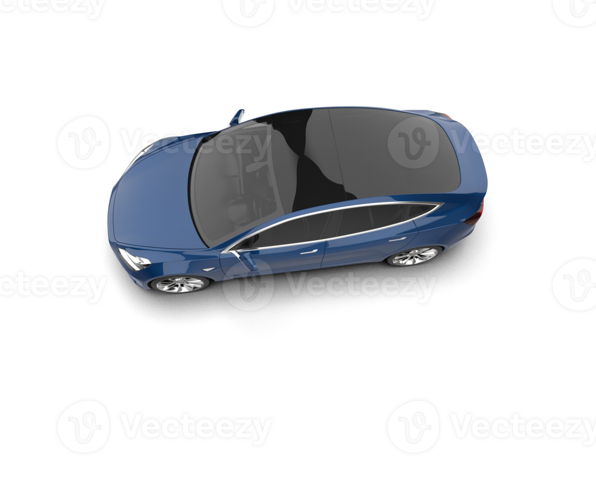 Modern car isolated on background. 3d rendering - illustration png