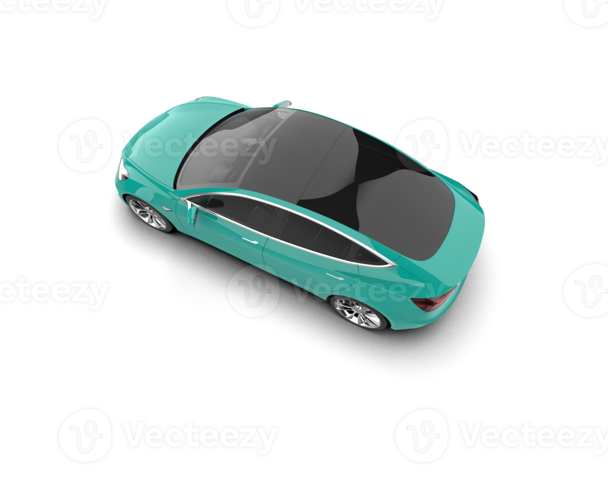 Modern car isolated on background. 3d rendering - illustration png