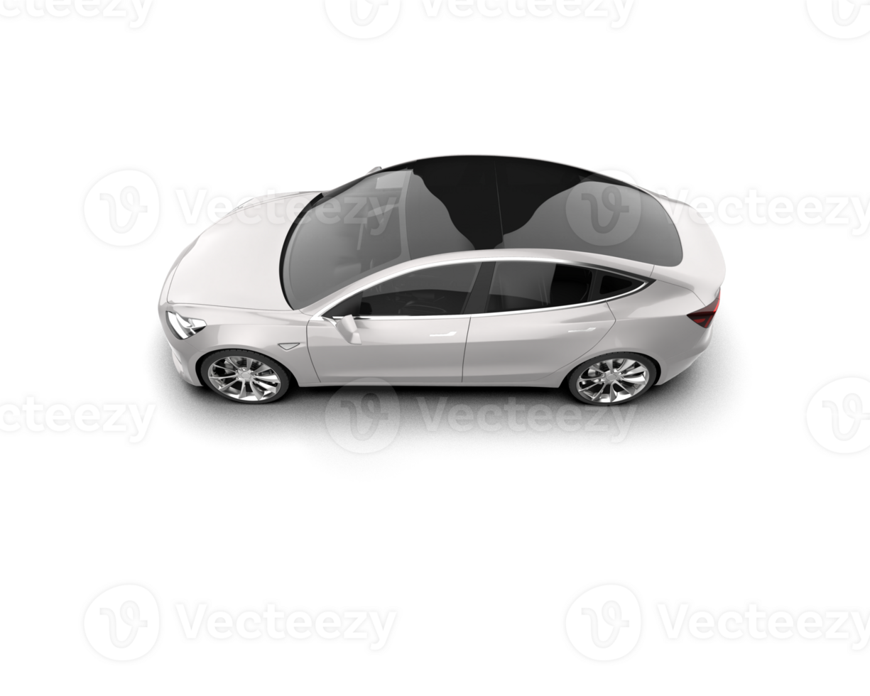 Modern car isolated on background. 3d rendering - illustration png