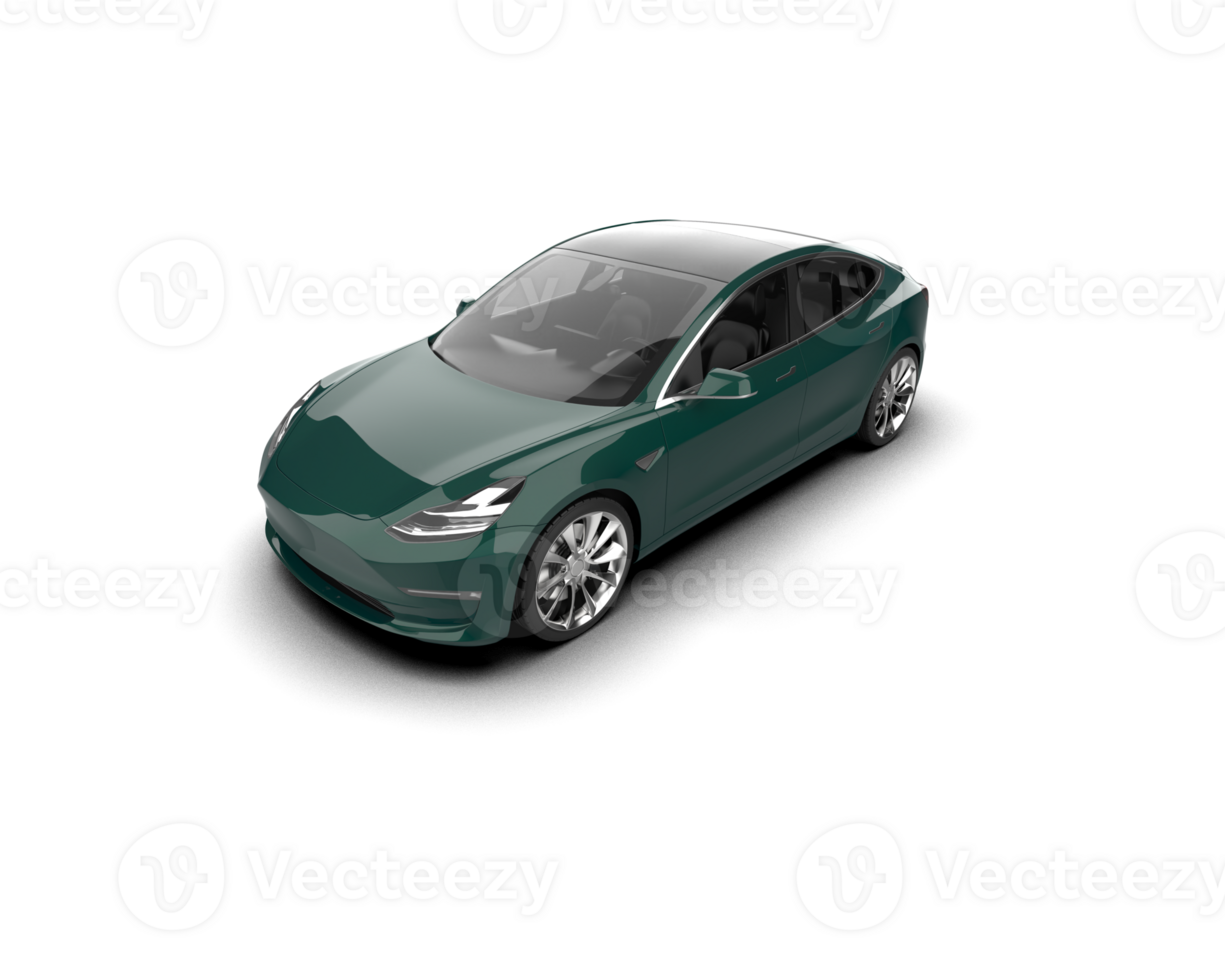 Modern car isolated on background. 3d rendering - illustration png