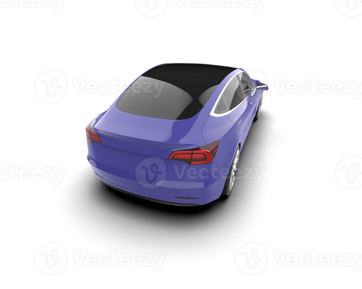 Modern car isolated on background. 3d rendering - illustration png