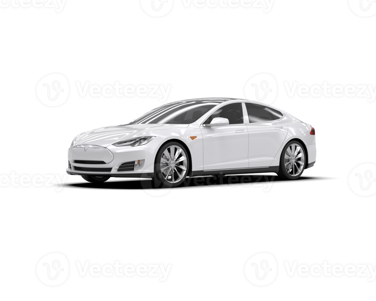 Modern car isolated on background. 3d rendering - illustration png