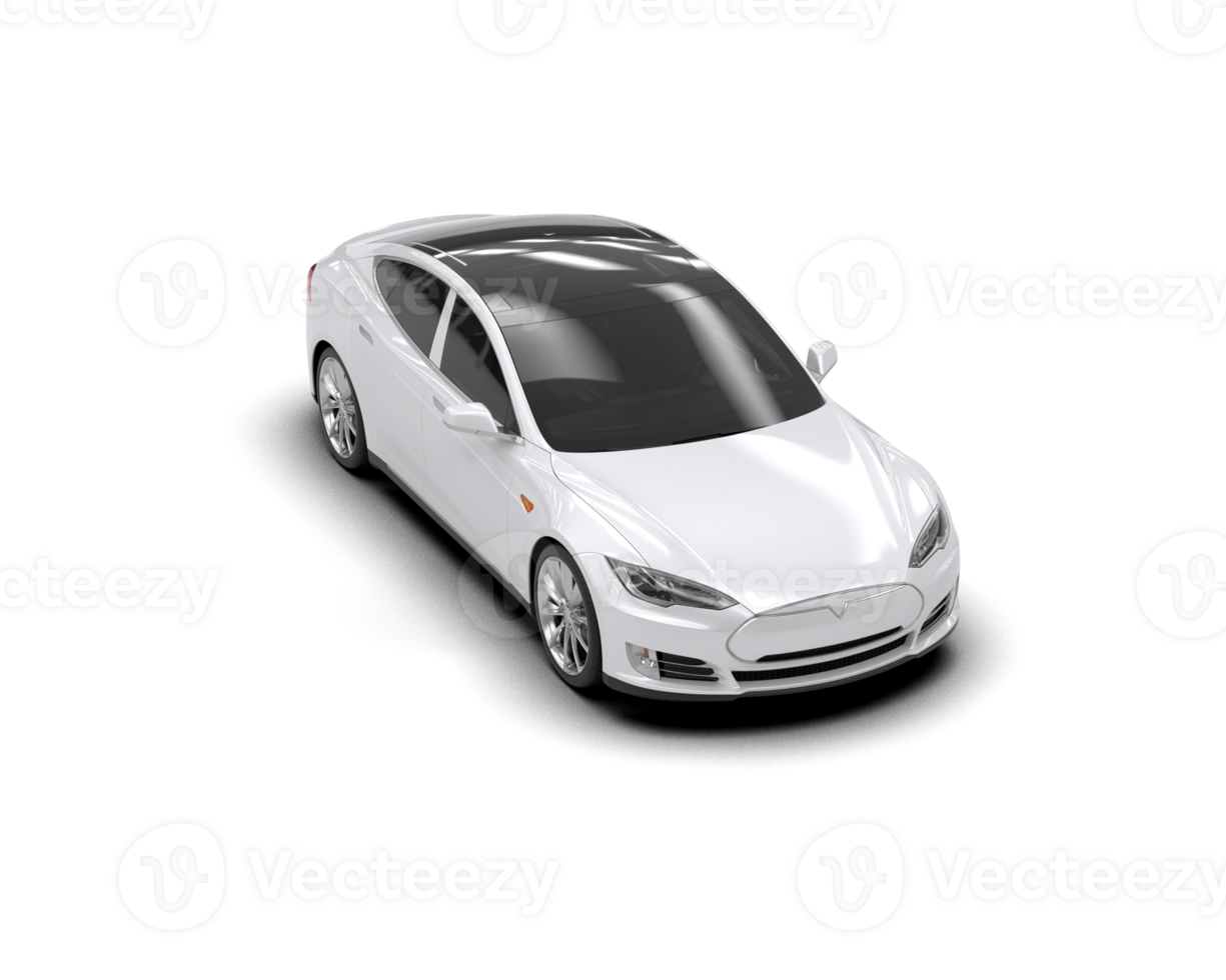 Modern car isolated on background. 3d rendering - illustration png
