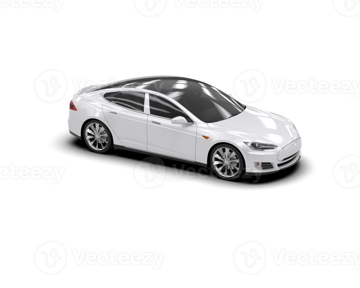 Modern car isolated on background. 3d rendering - illustration png