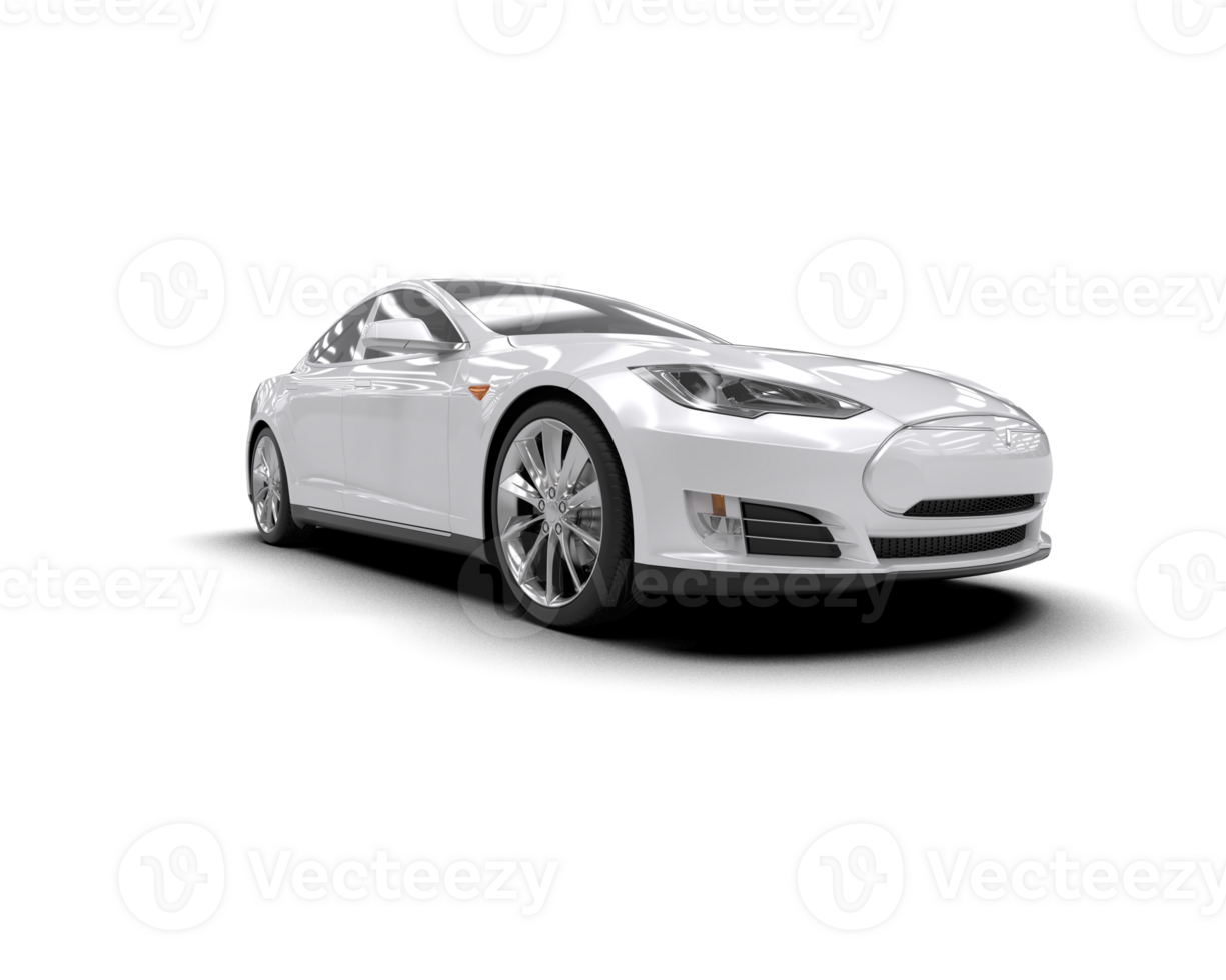 Modern car isolated on background. 3d rendering - illustration png