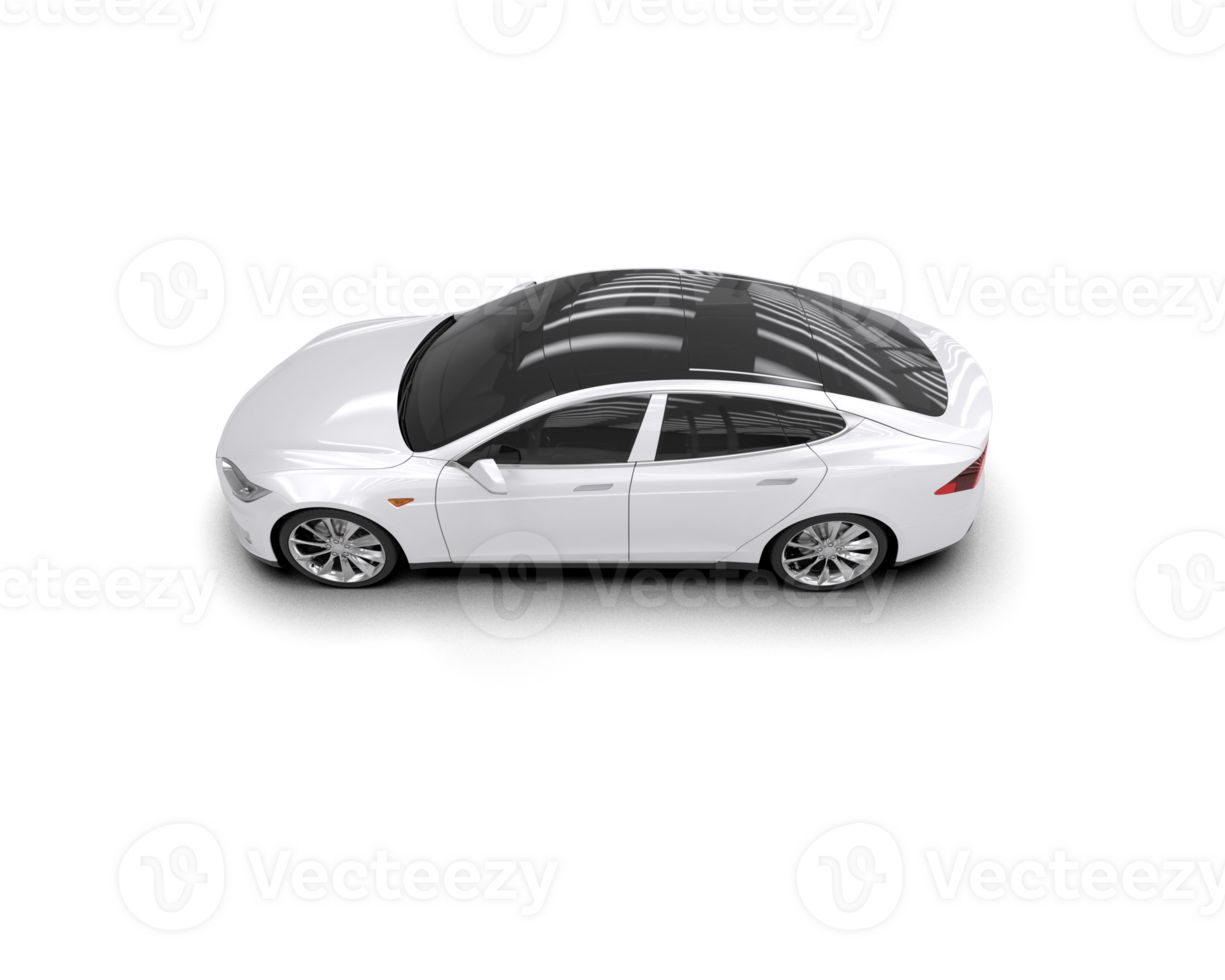 Modern car isolated on background. 3d rendering - illustration png