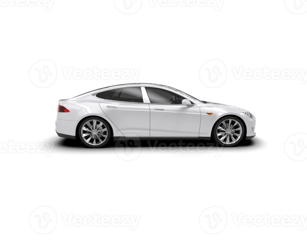 Modern car isolated on background. 3d rendering - illustration png