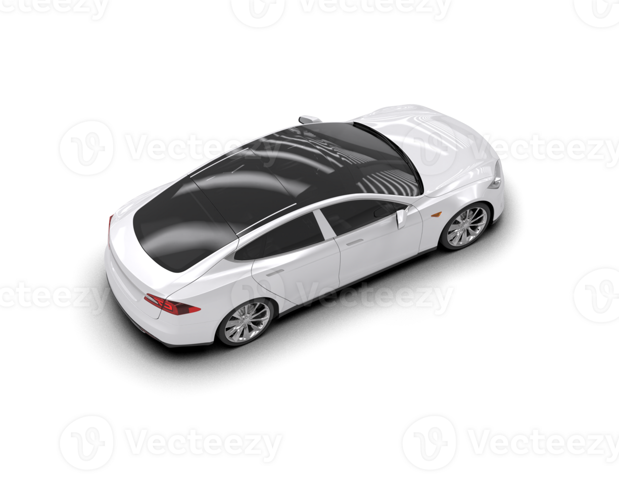 Modern car isolated on background. 3d rendering - illustration png