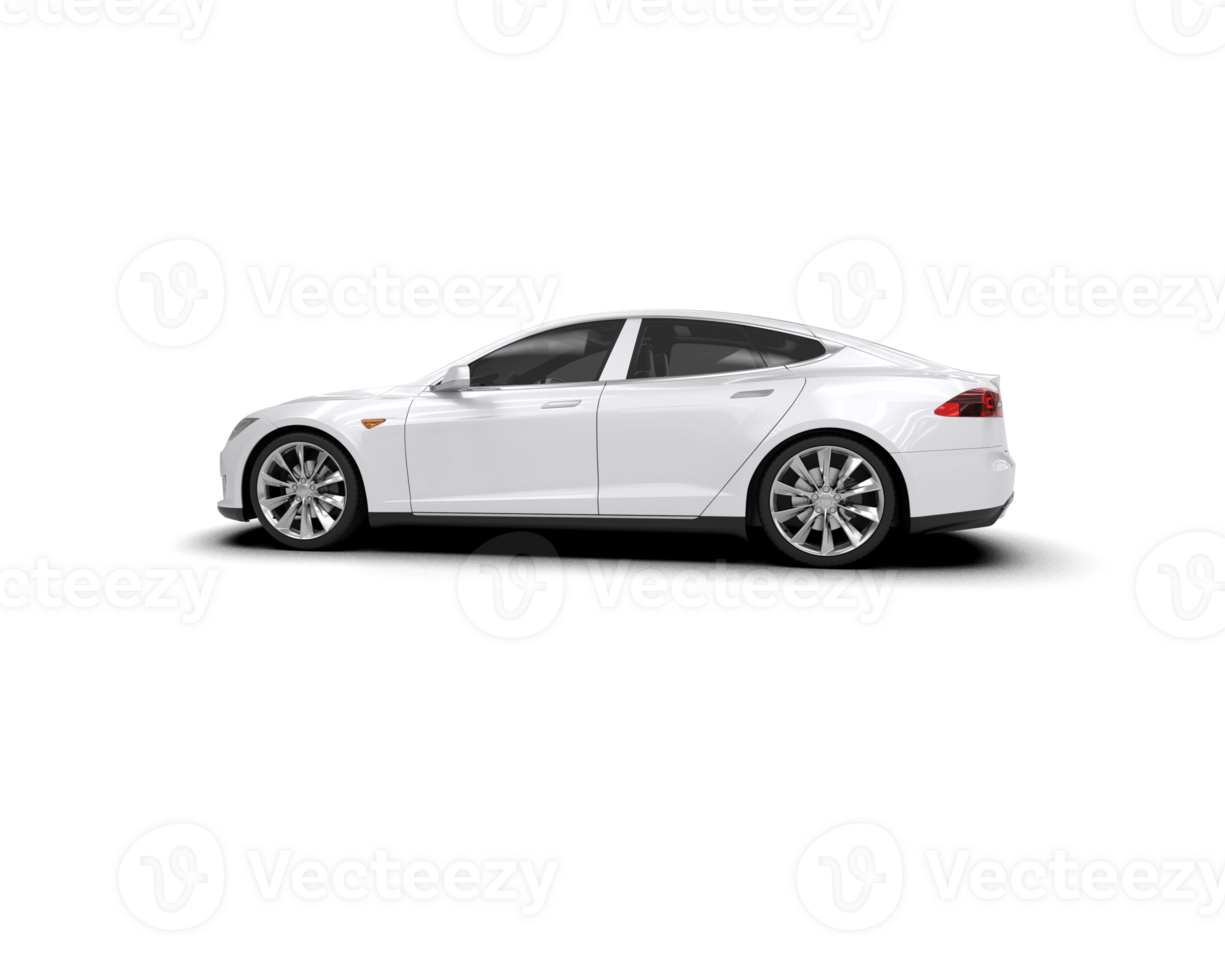 Modern car isolated on background. 3d rendering - illustration png