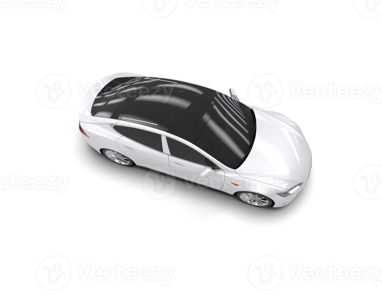 Modern car isolated on background. 3d rendering - illustration png