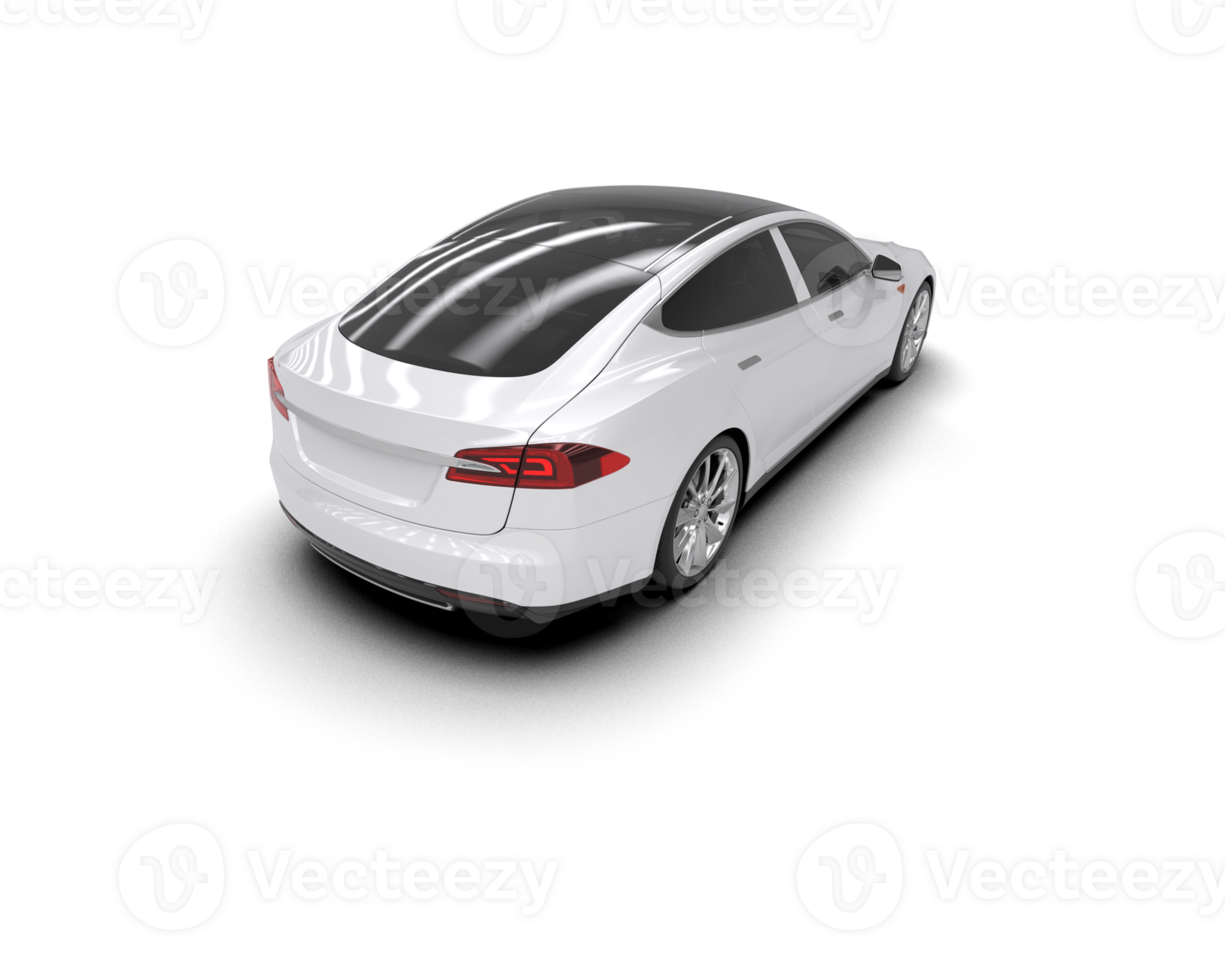 Modern car isolated on background. 3d rendering - illustration png