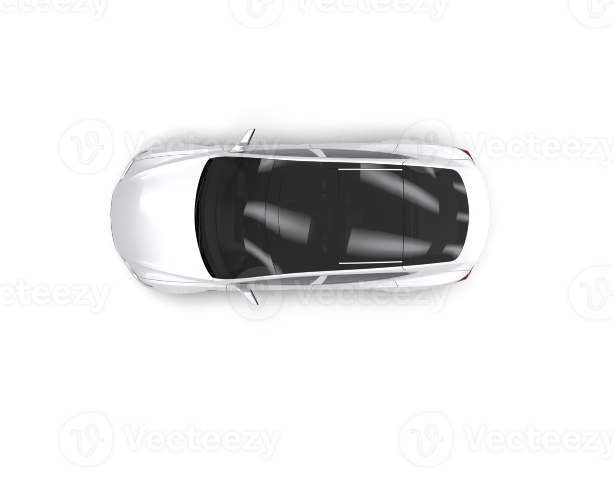 Modern car isolated on background. 3d rendering - illustration png