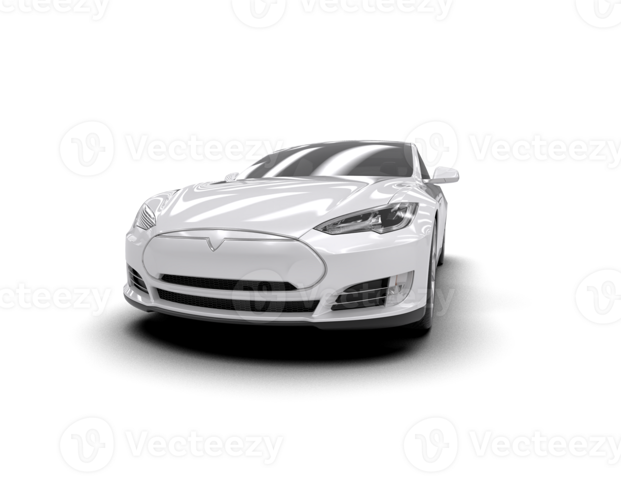 Modern car isolated on background. 3d rendering - illustration png
