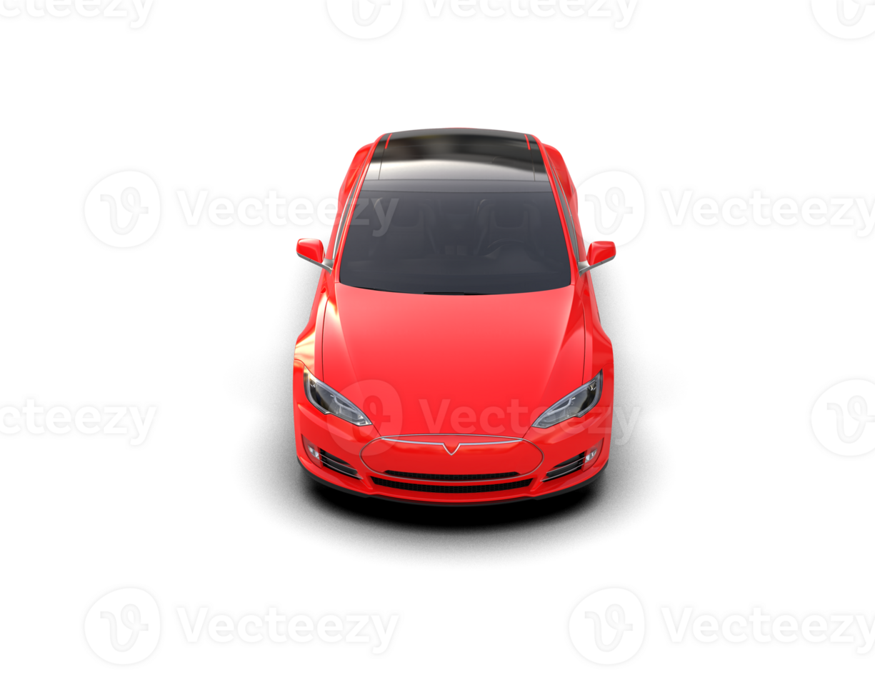 Modern car isolated on background. 3d rendering - illustration png