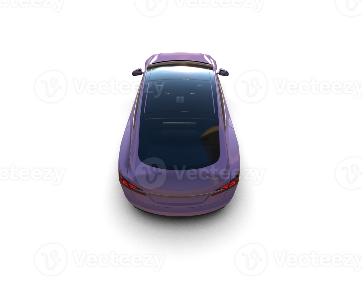 Modern car isolated on background. 3d rendering - illustration png