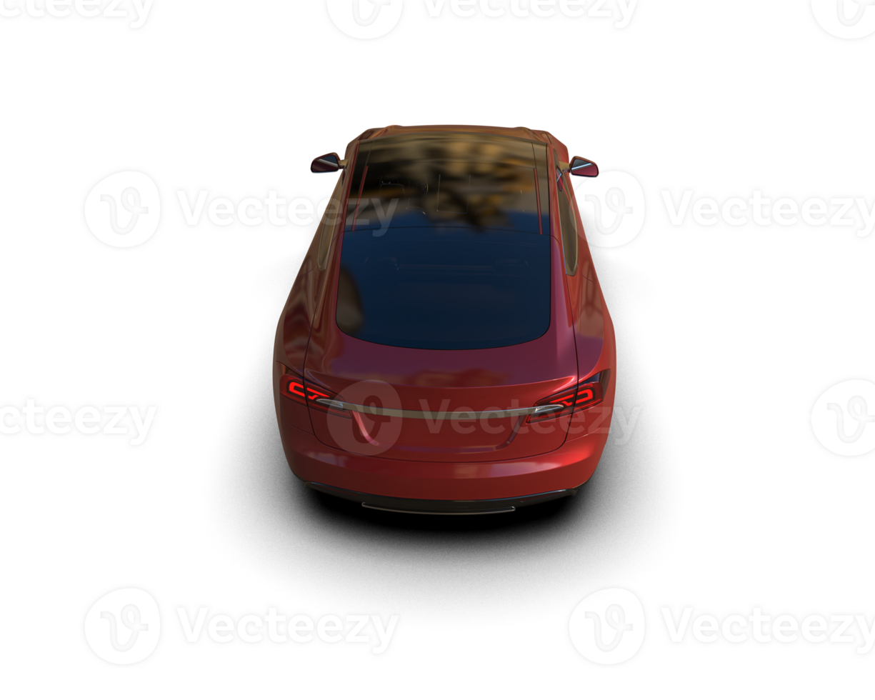 Modern car isolated on background. 3d rendering - illustration png