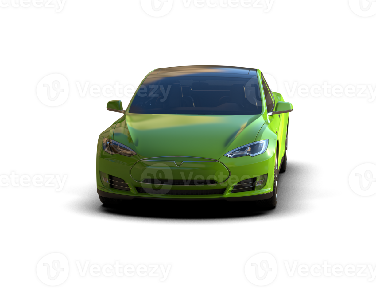 Modern car isolated on background. 3d rendering - illustration png