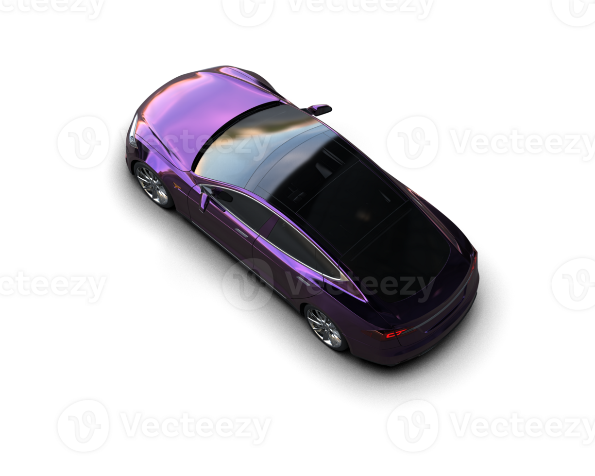 Modern car isolated on background. 3d rendering - illustration png