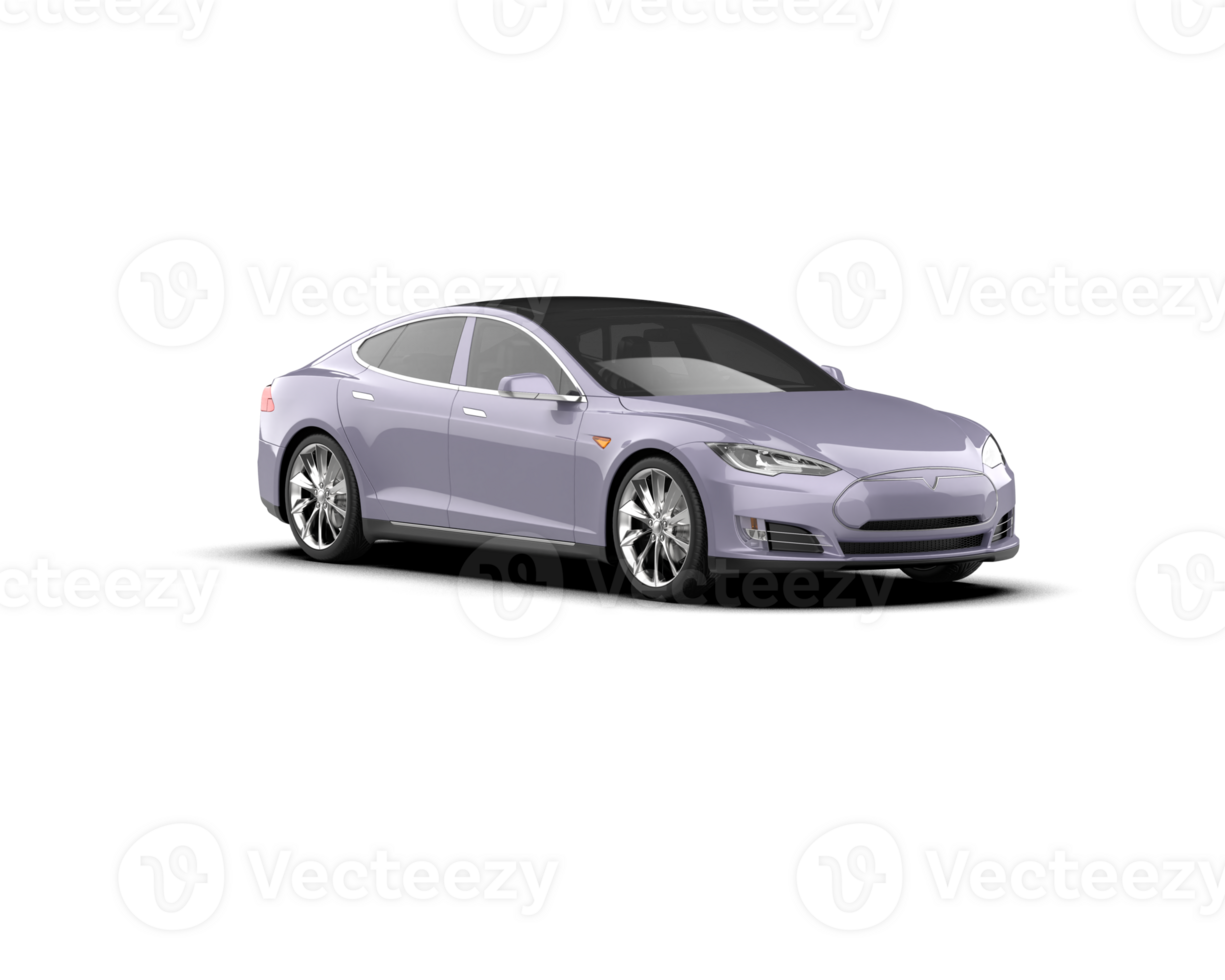 Modern car isolated on background. 3d rendering - illustration png