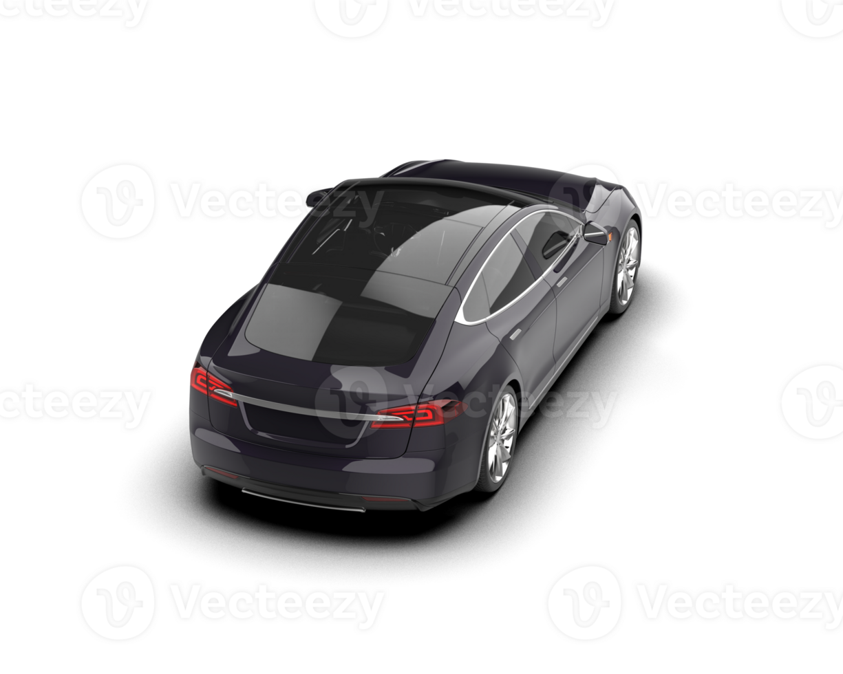 Modern car isolated on background. 3d rendering - illustration png