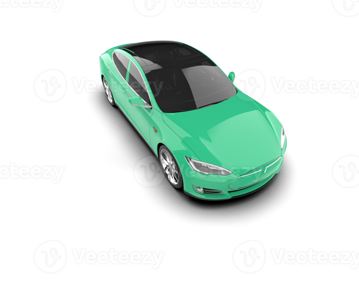 Modern car isolated on background. 3d rendering - illustration png
