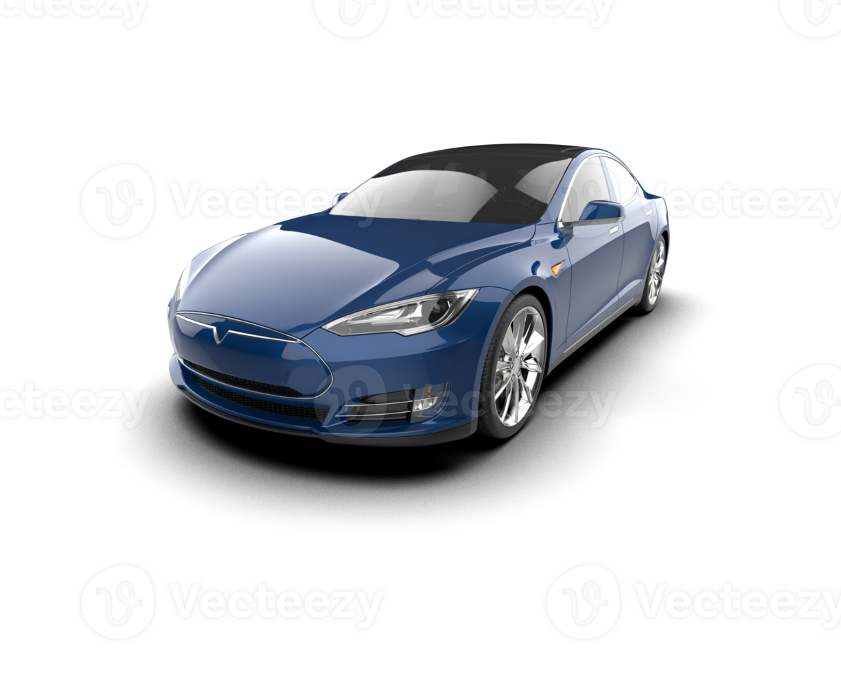 Modern car isolated on background. 3d rendering - illustration png