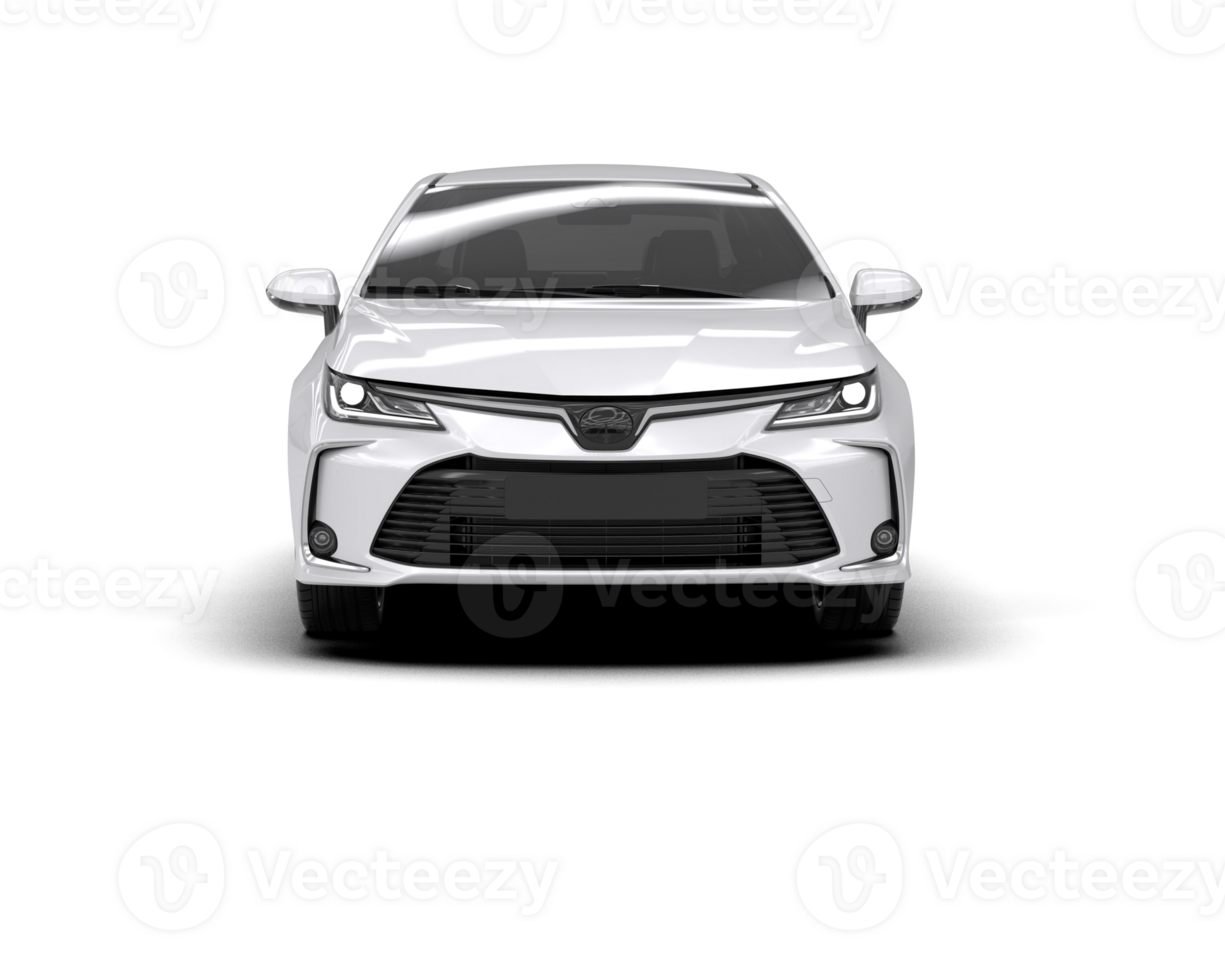 Modern car isolated on background. 3d rendering - illustration png