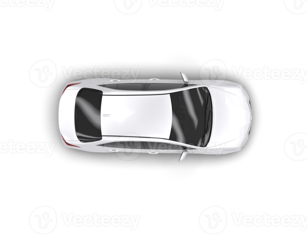 Modern car isolated on background. 3d rendering - illustration png