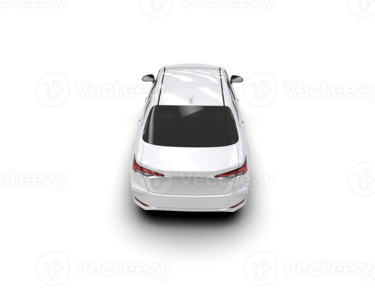 Modern car isolated on background. 3d rendering - illustration png