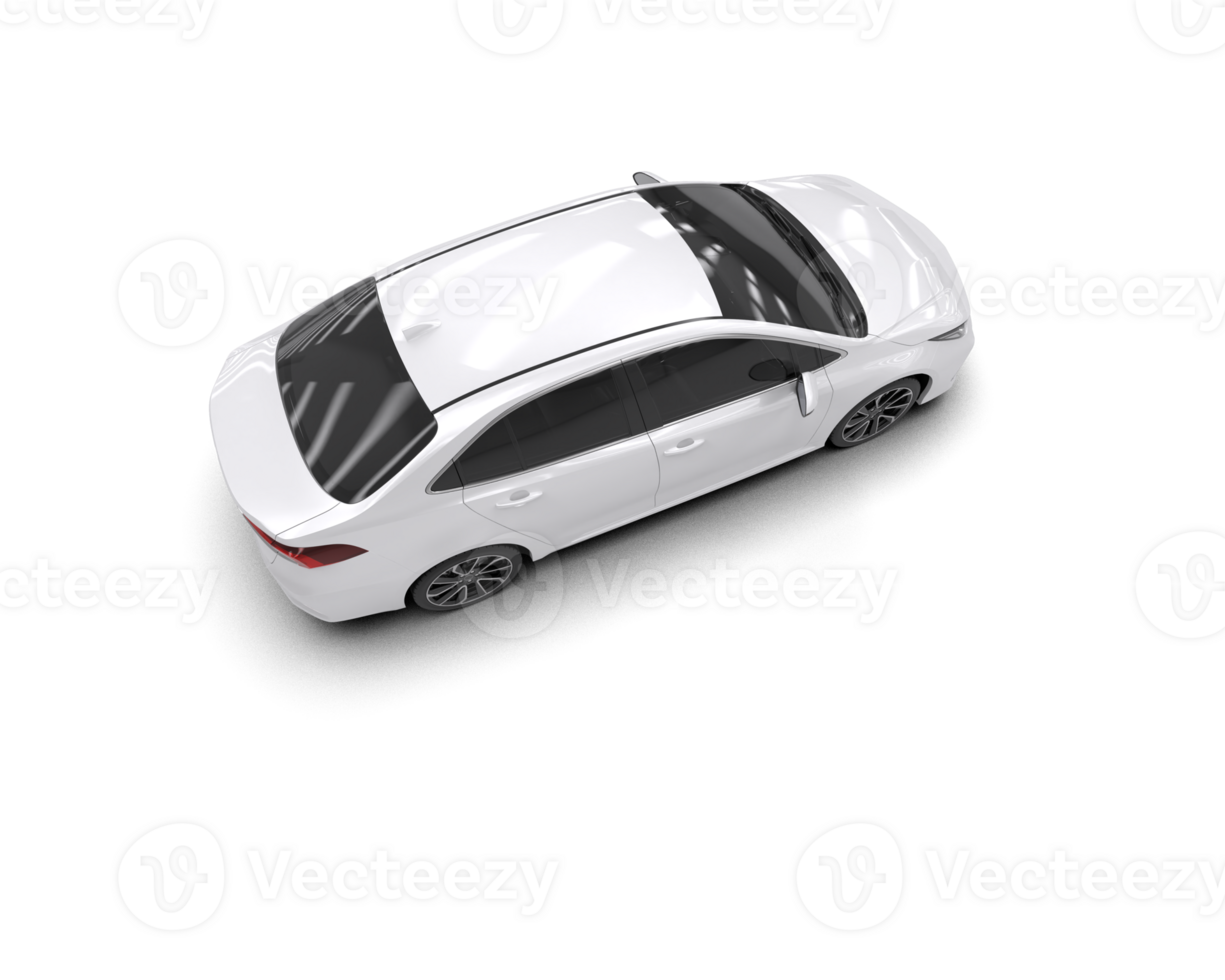 Modern car isolated on background. 3d rendering - illustration png