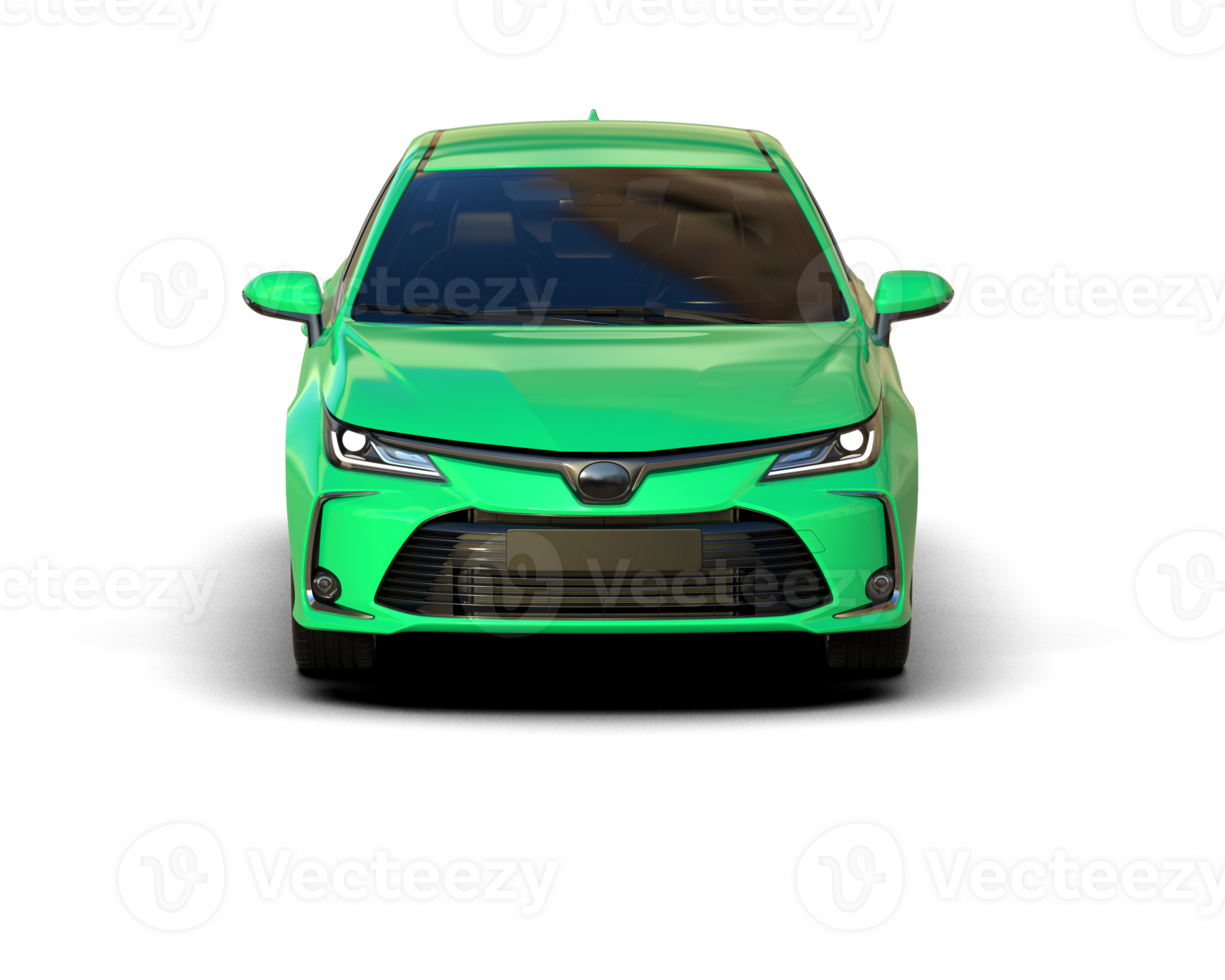 Modern car isolated on background. 3d rendering - illustration png