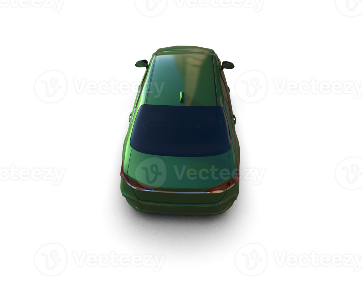 Modern car isolated on background. 3d rendering - illustration png