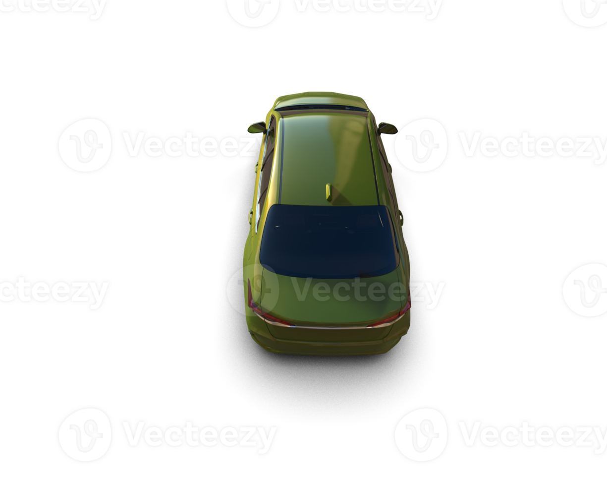 Modern car isolated on background. 3d rendering - illustration png