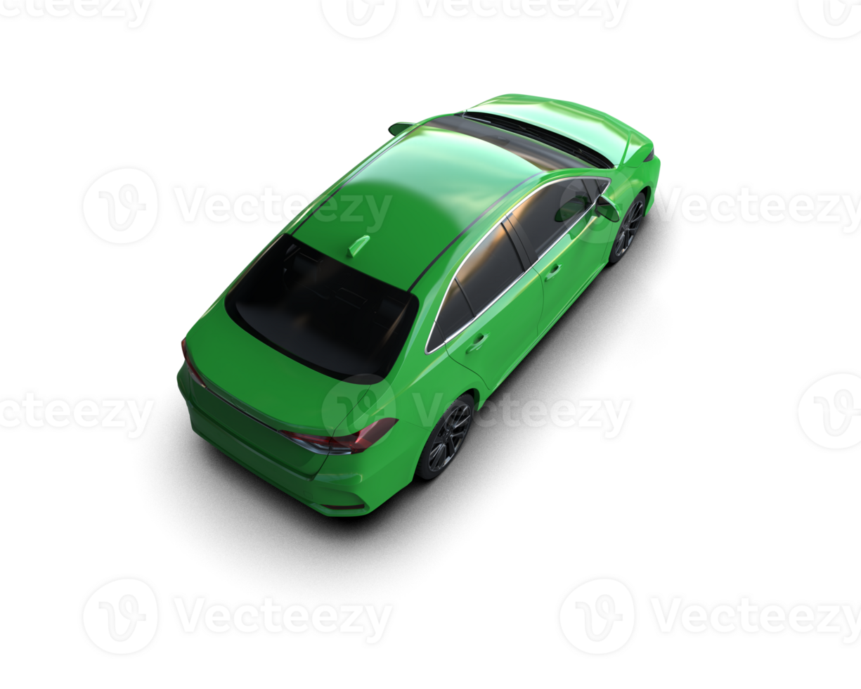 Modern car isolated on background. 3d rendering - illustration png