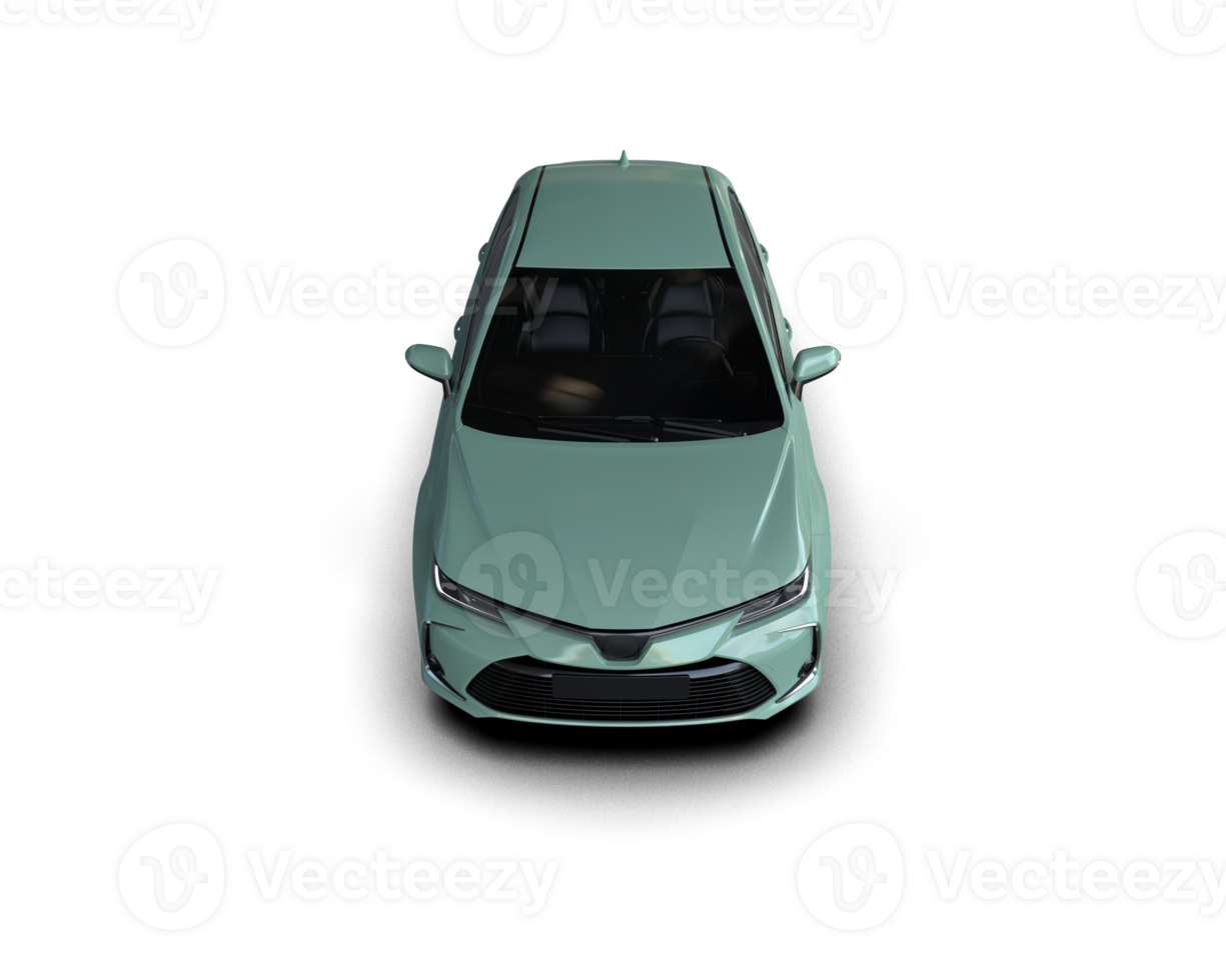 Modern car isolated on background. 3d rendering - illustration png