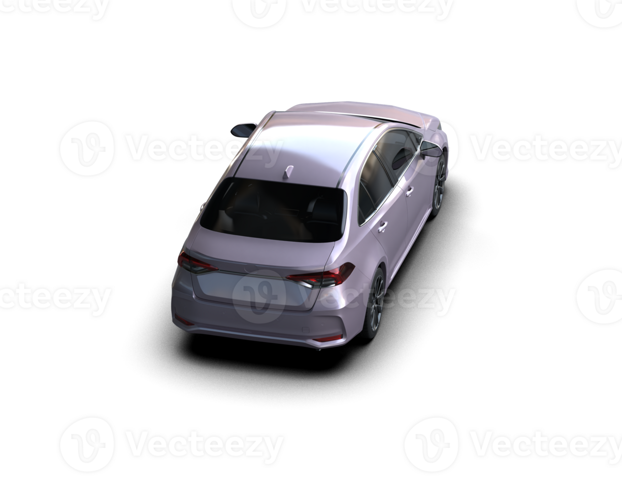 Modern car isolated on background. 3d rendering - illustration png