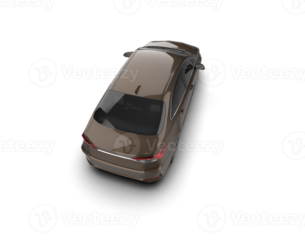 Modern car isolated on background. 3d rendering - illustration png