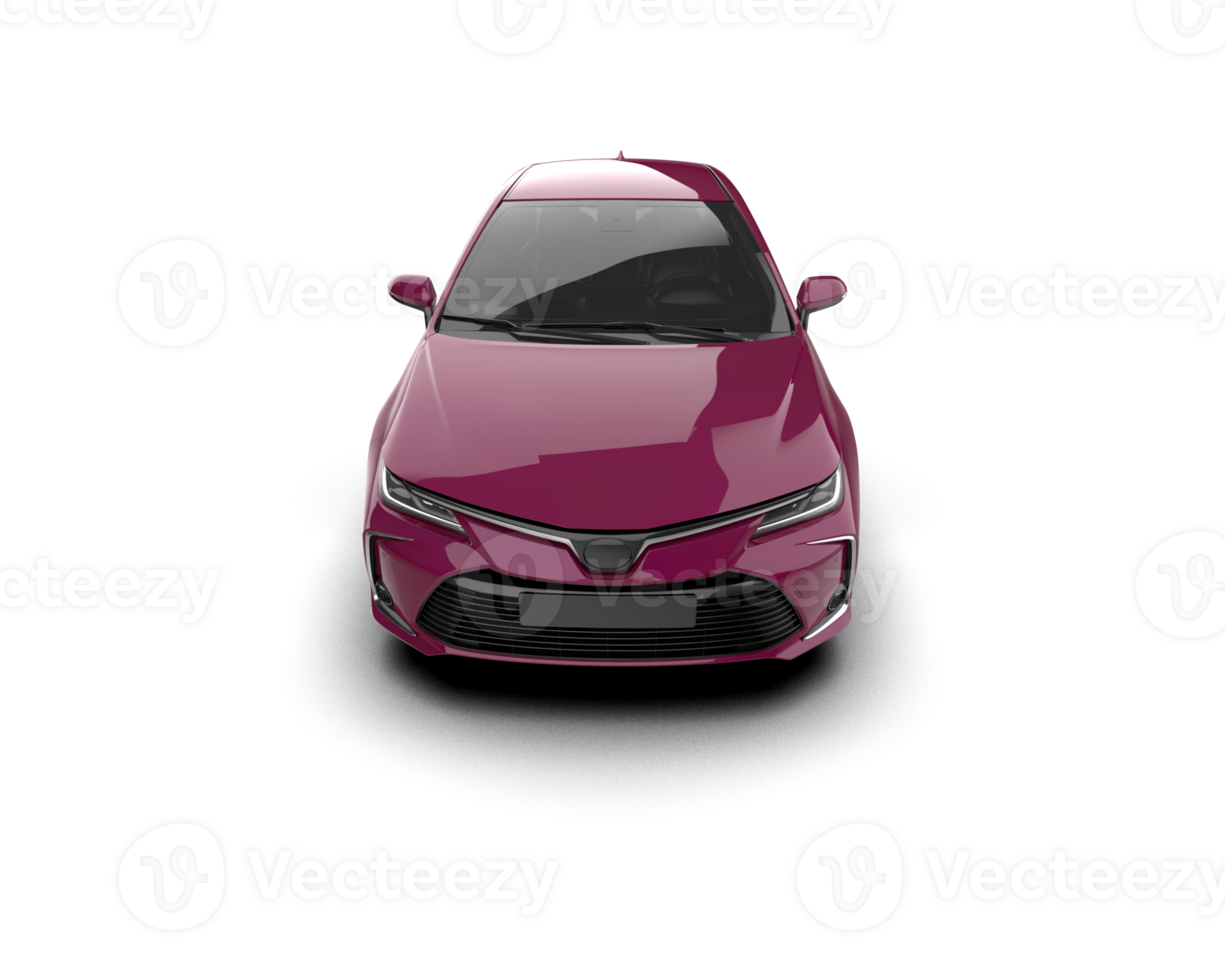 Modern car isolated on background. 3d rendering - illustration png