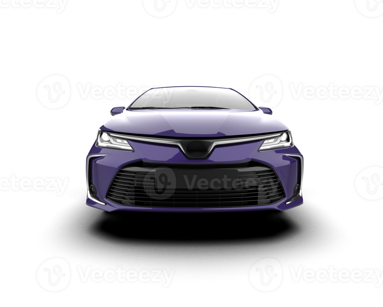 Modern car isolated on background. 3d rendering - illustration png