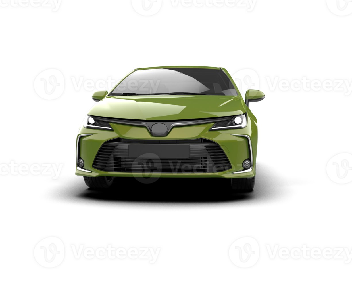Modern car isolated on background. 3d rendering - illustration png
